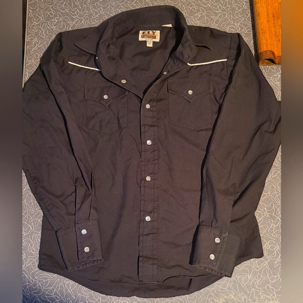 Boys Ely Button up Western Shirt